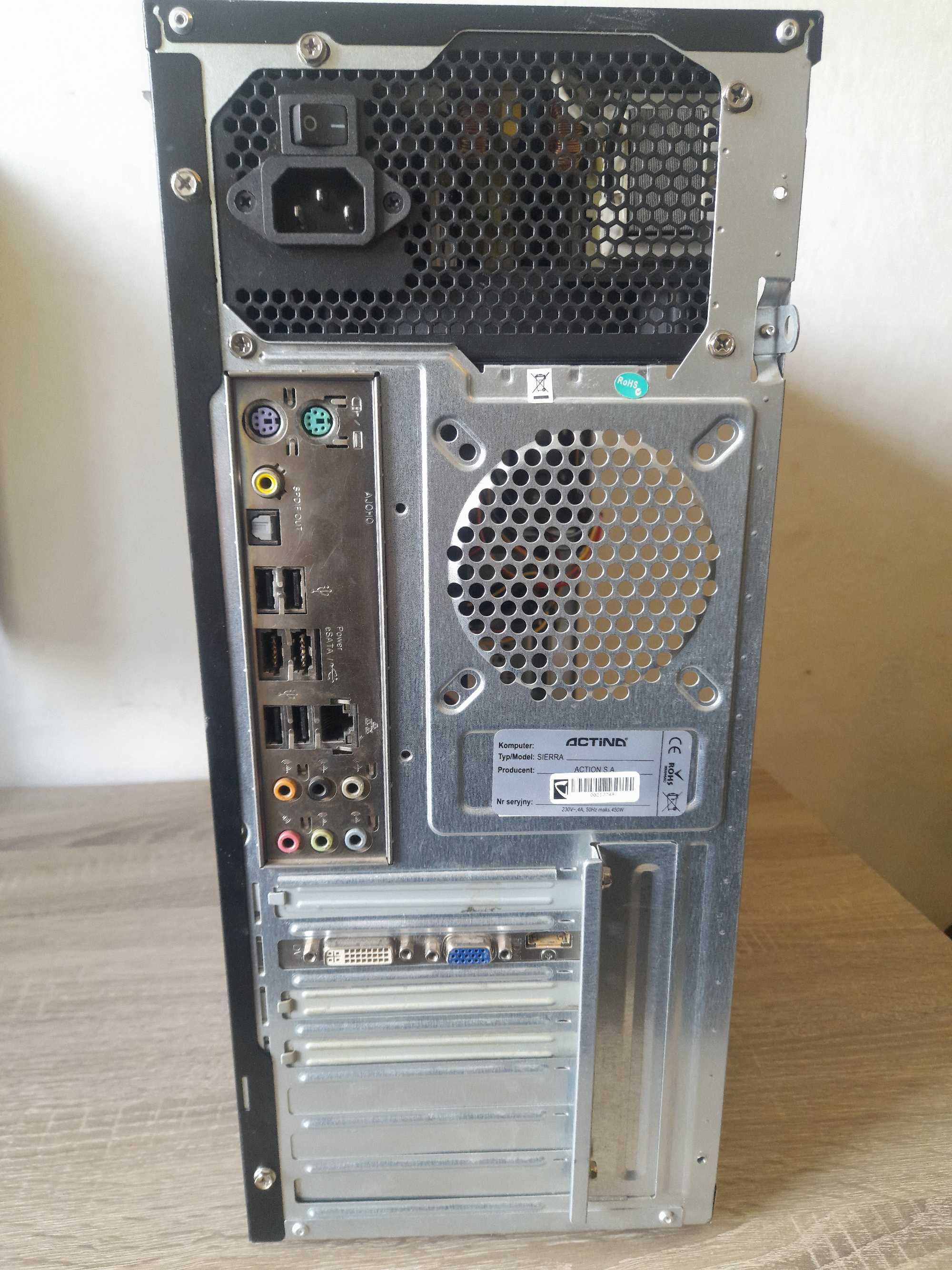 Komputer z procesorem AMD Phenom II x4 965 BE