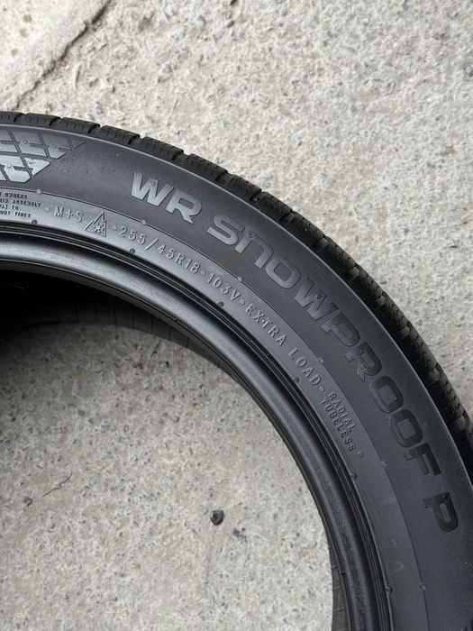 255/45/18 Nokian комплект зима склад резина шини б/у