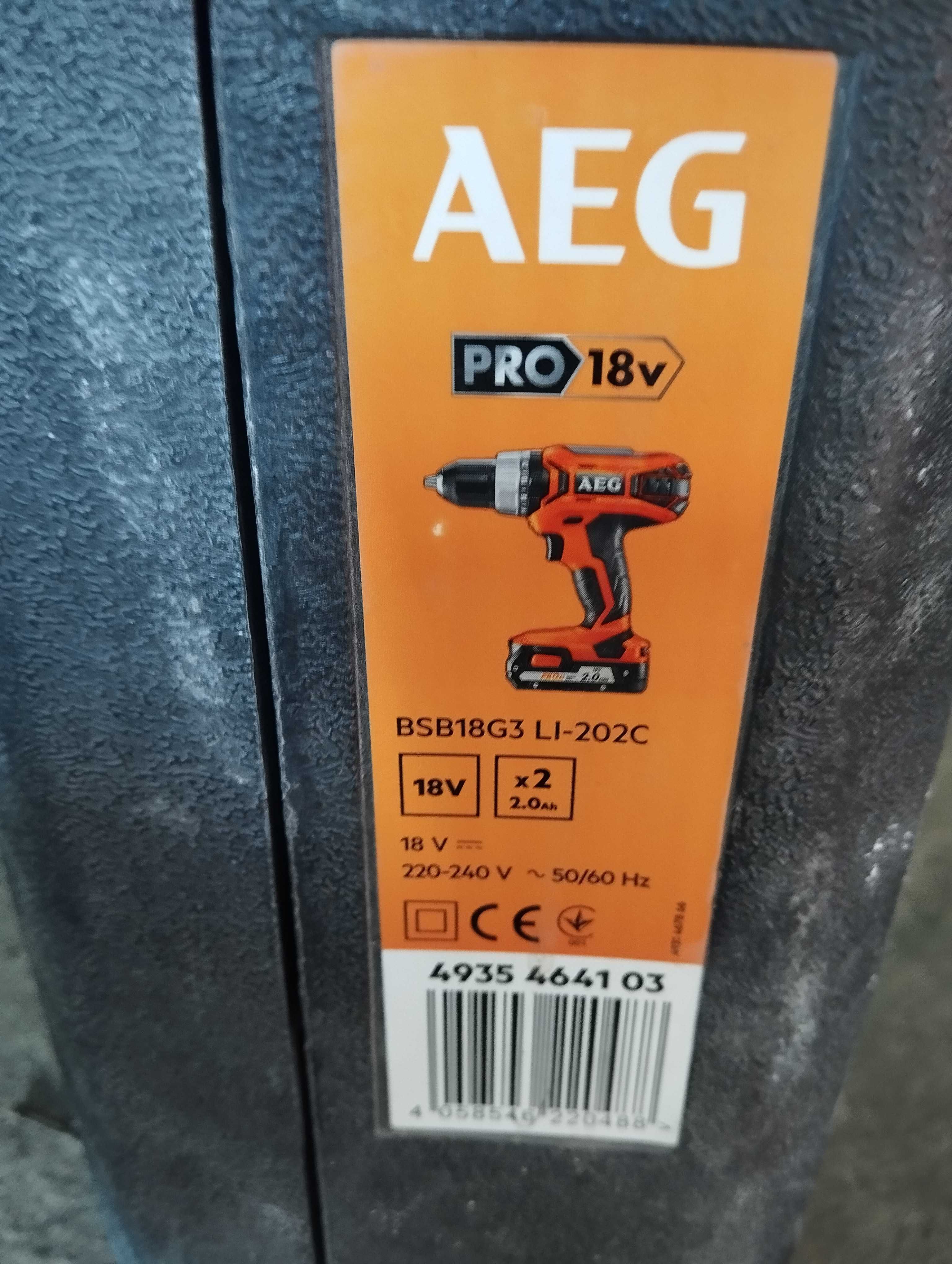 Wkrętarka AEG BSB18G3 Li202C