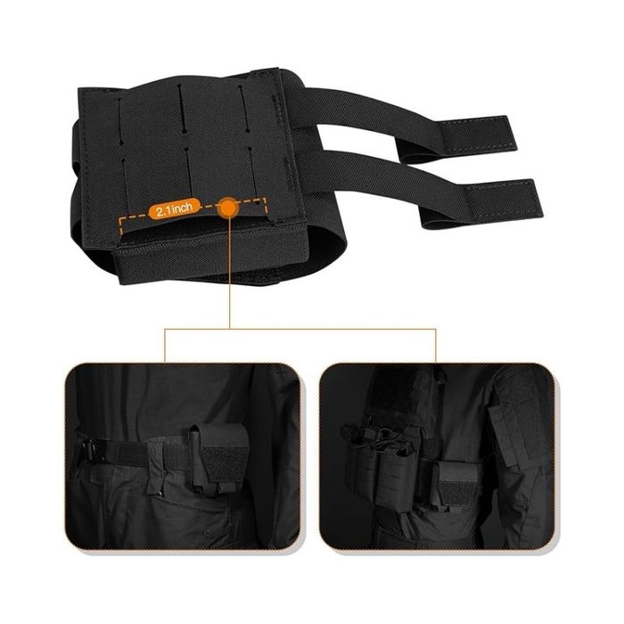 Ładownica kieszeń etui na kajdanki - czarny