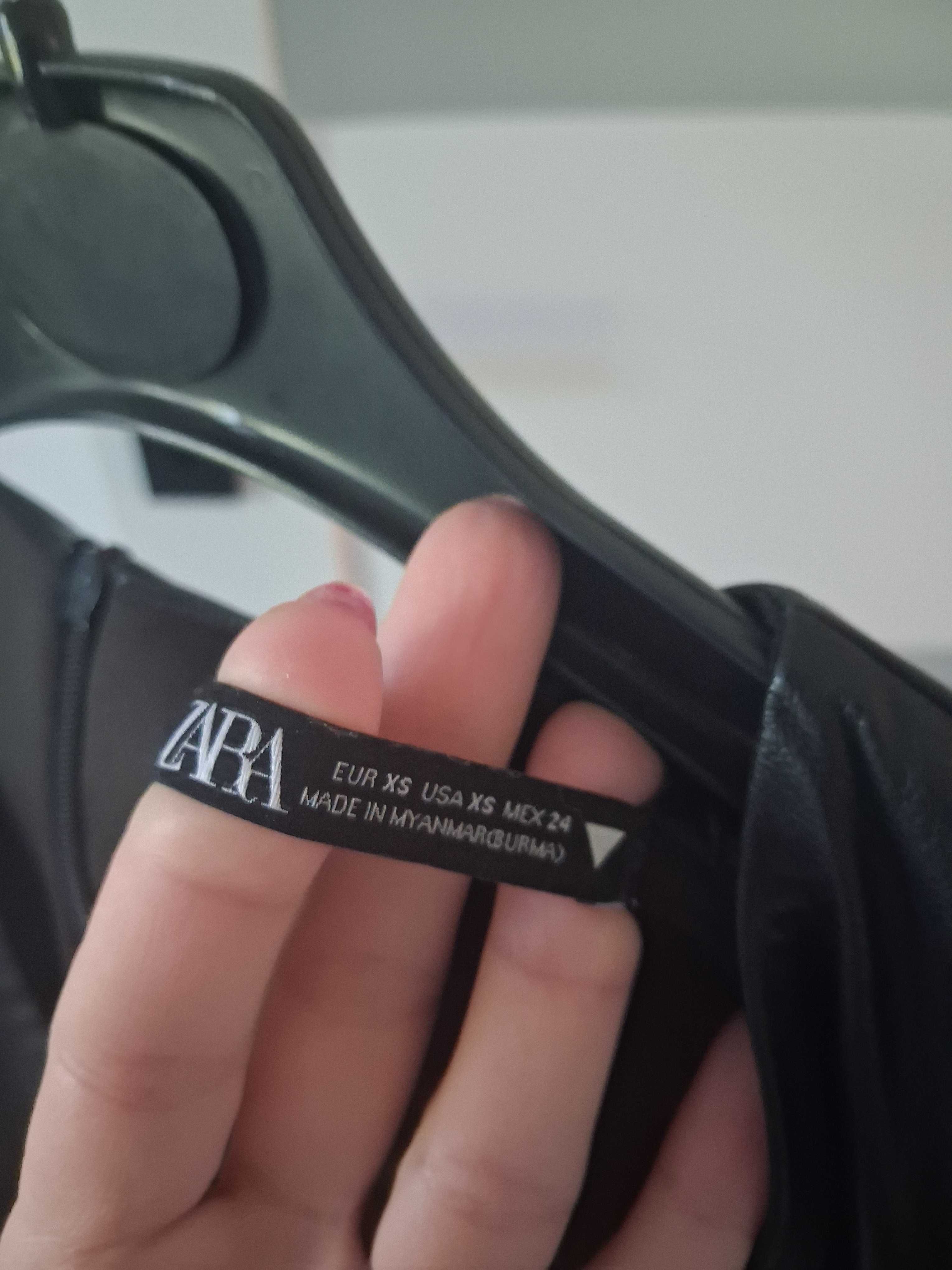 Sukienka skórzana ZARA