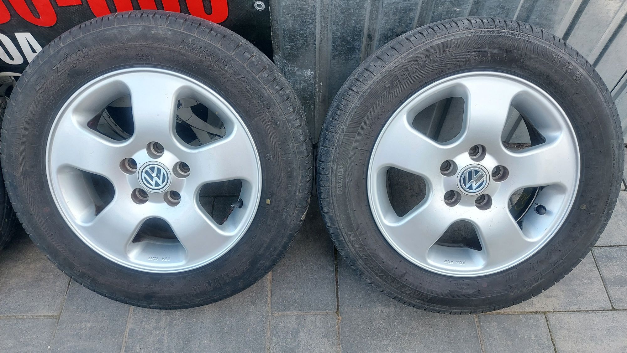 Alufelgi Koła 14" 5x100 VW POLO + Opony
