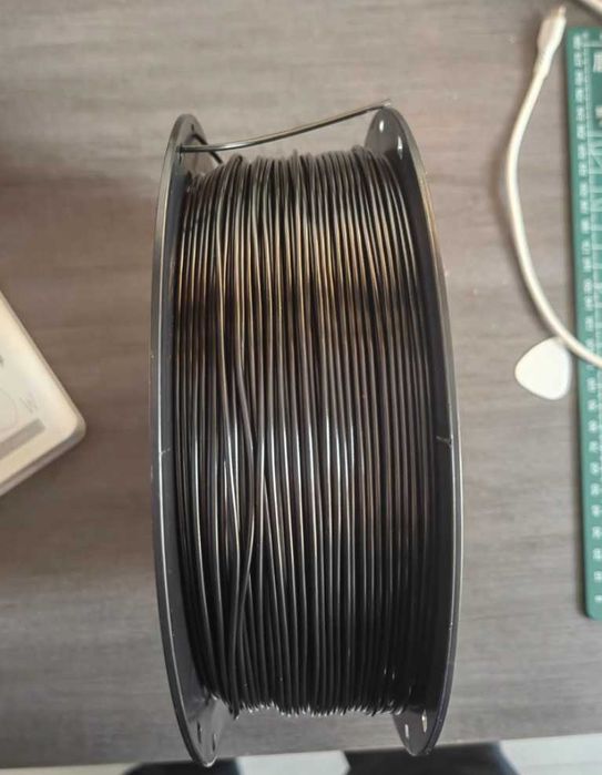 Пластик PETG TPOIMNS (чорний / білий), котушка 1 кг