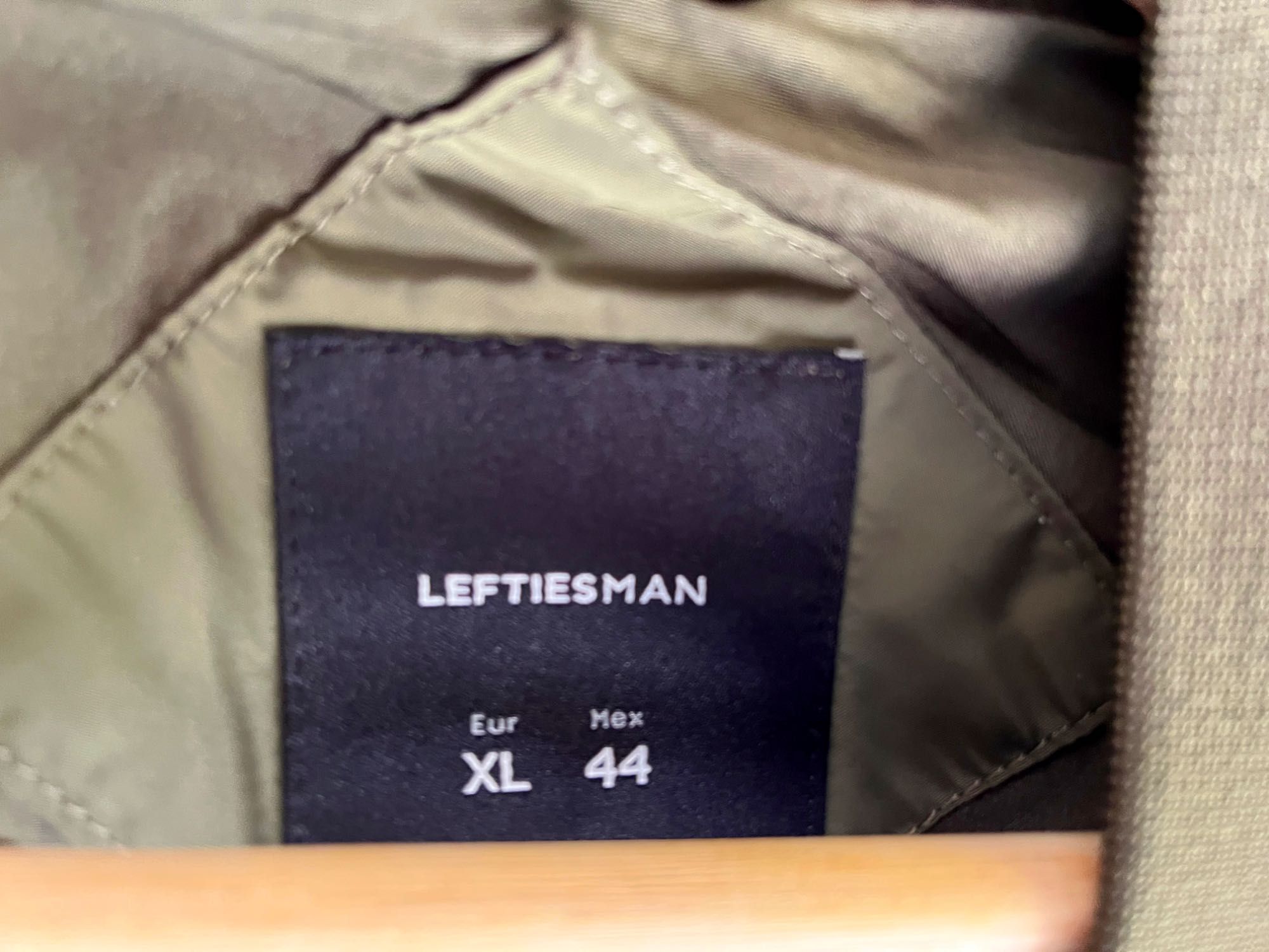 Parka Lefties Verde XL como nova