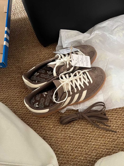 Buty damskie Trampk Piłka ręczna adidas brązowy R.37