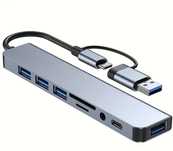 Hub USB, USB-C karta pamięci