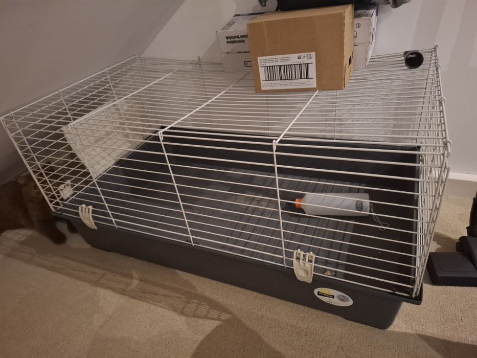 Klatka 100 cm plus gratis duzo siana i karmy