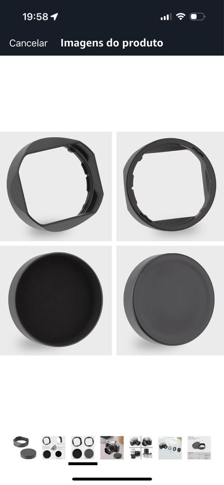 Para-sol para objectiva Fujifilm Fujinon
