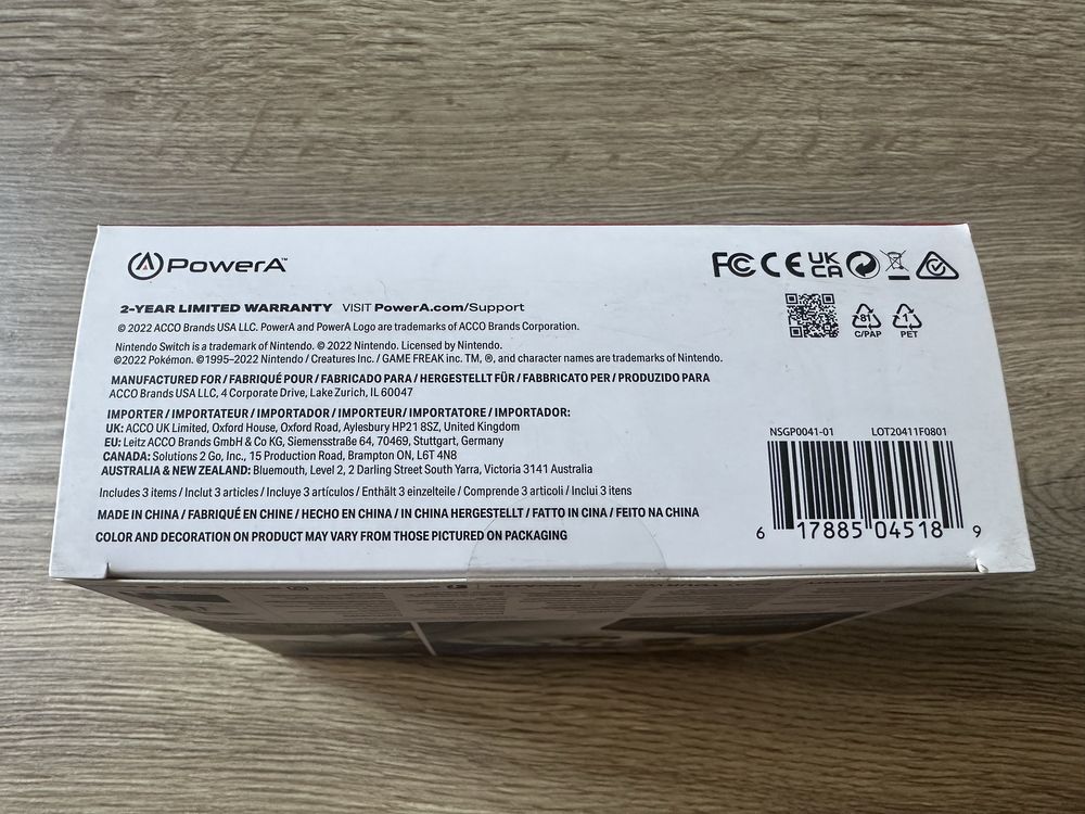 Nintendo Switch joypad Pikachu High Voltage - nowy, fabryczne plomby