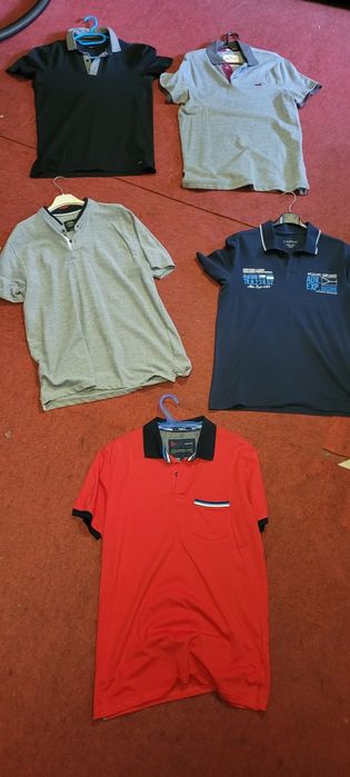 Koszulki polo 5 sztuk używane dobry stan