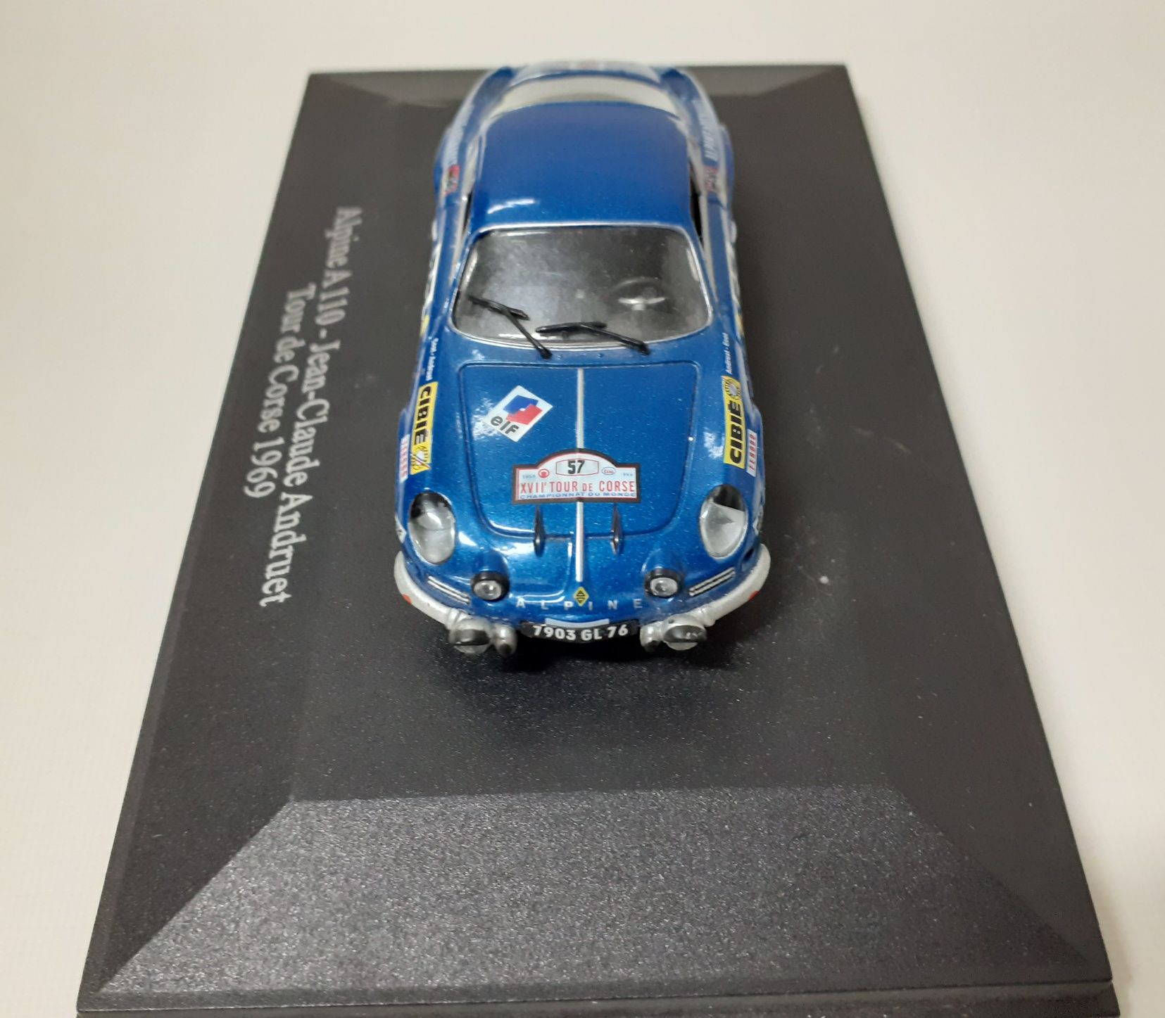 Miniatura Alpine A110 em escala 1/43