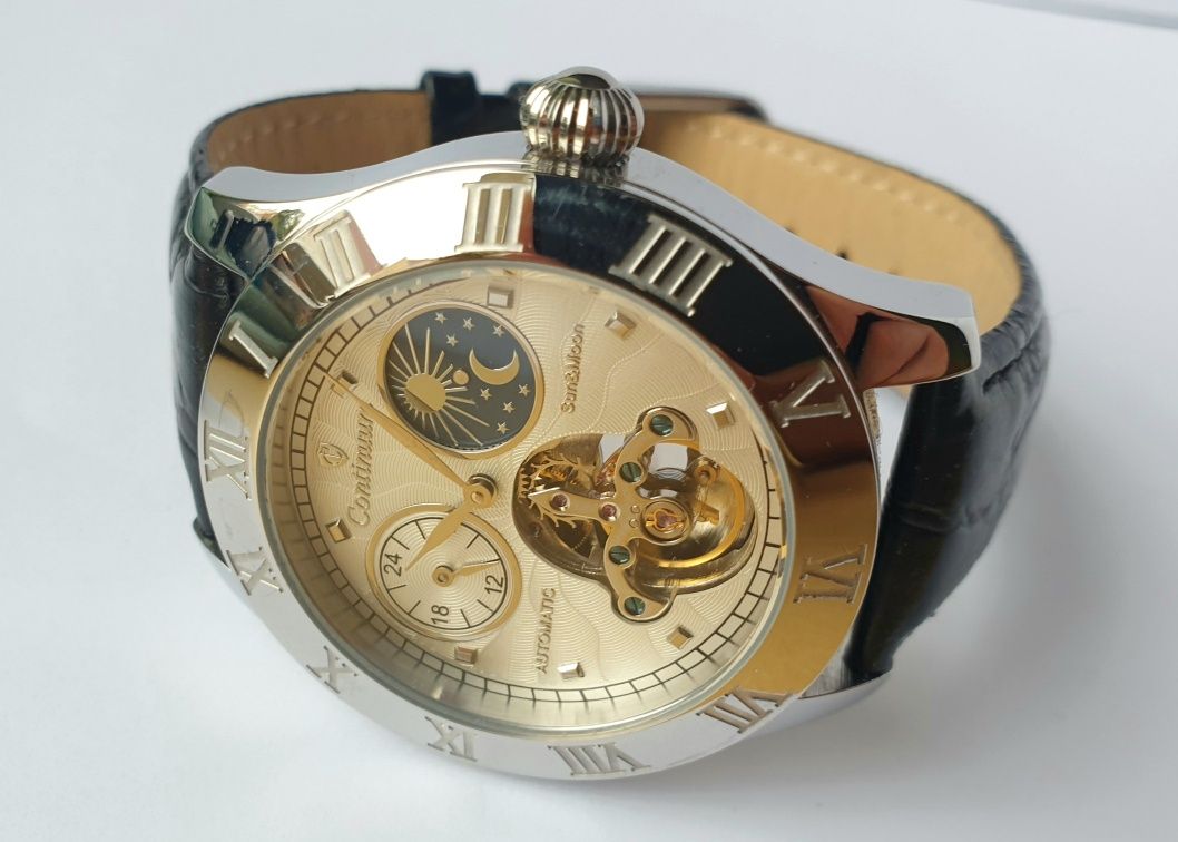 Zegarek Continuum CO15015B automatic vintage skeleton