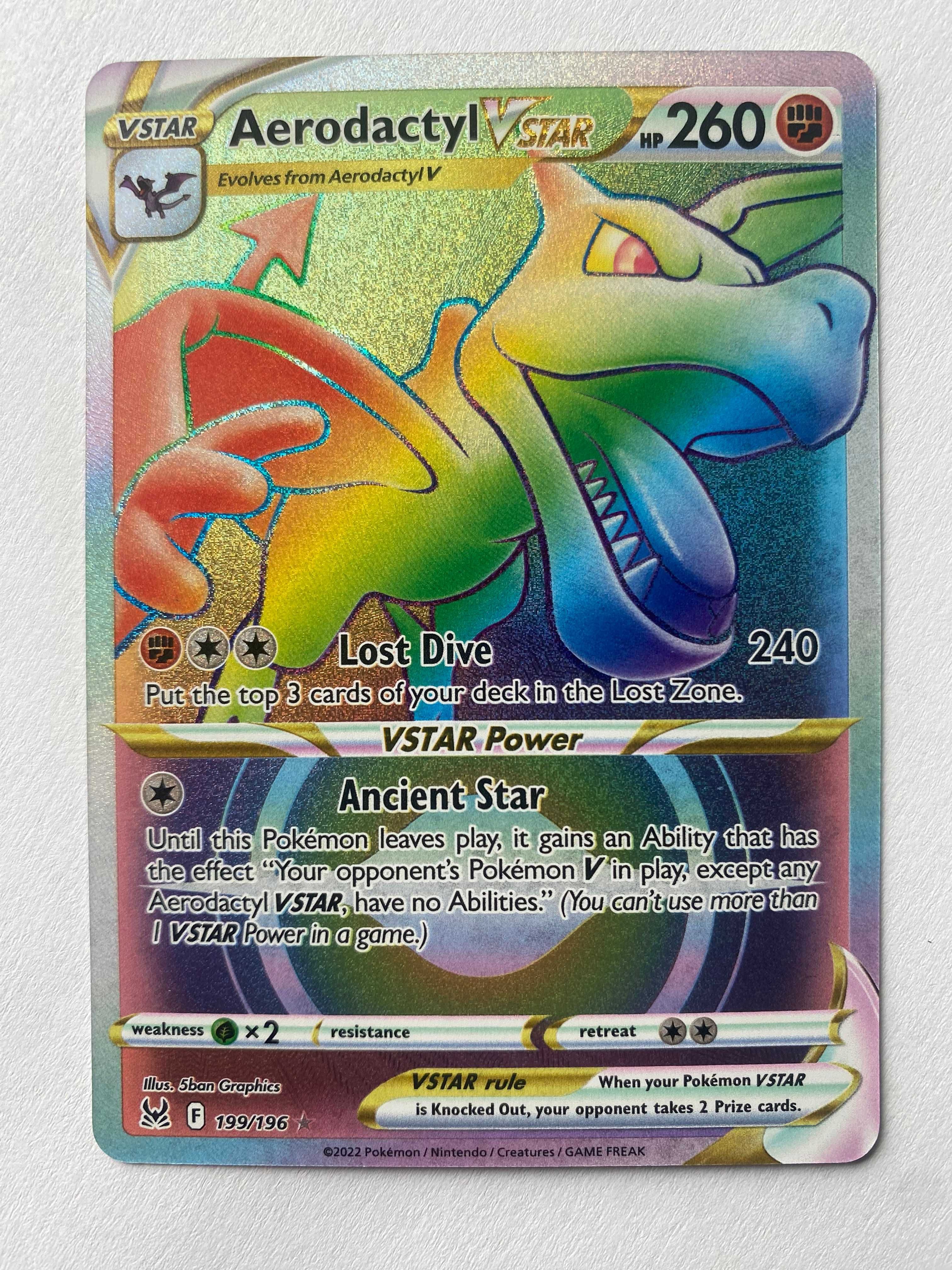 Karta Pokemon: Aerodactyl VSTAR (LOR 199) / Lost Origin