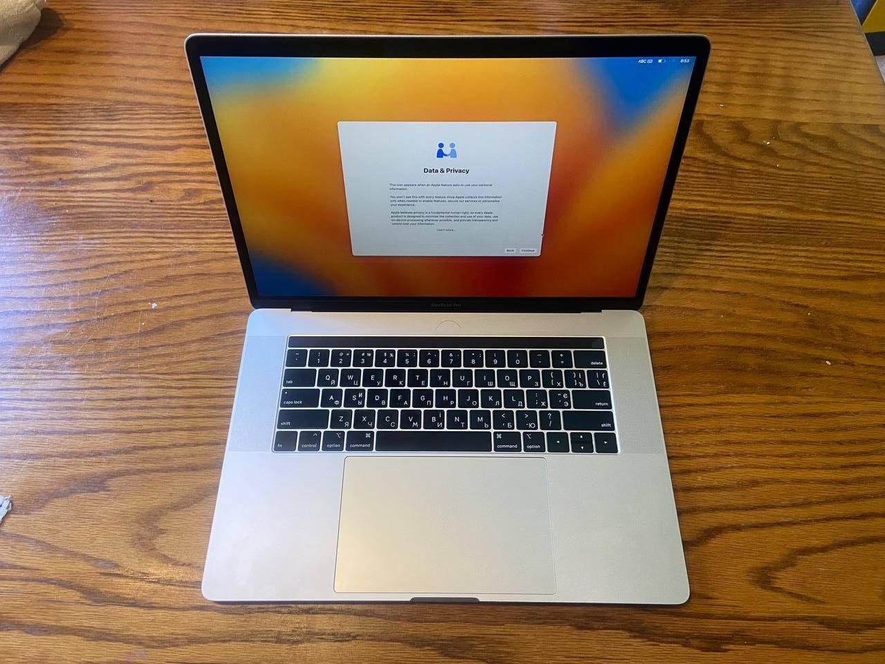 Macbook Pro a1990 2018