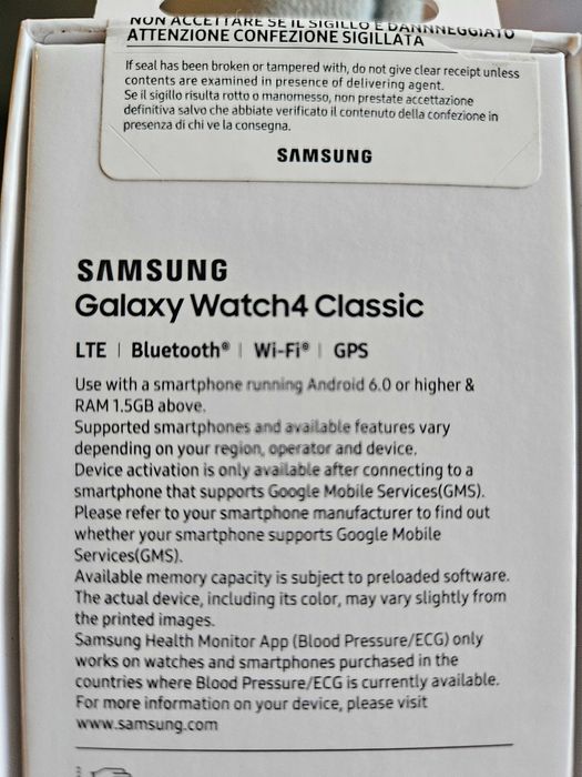 Samsung Galaxy Watch 4 Classic Srebrny z białym paskiem