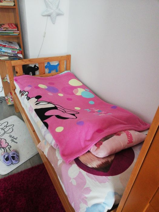 Łóżko jednoosobowe z materacem wkład Ikea Sułtan