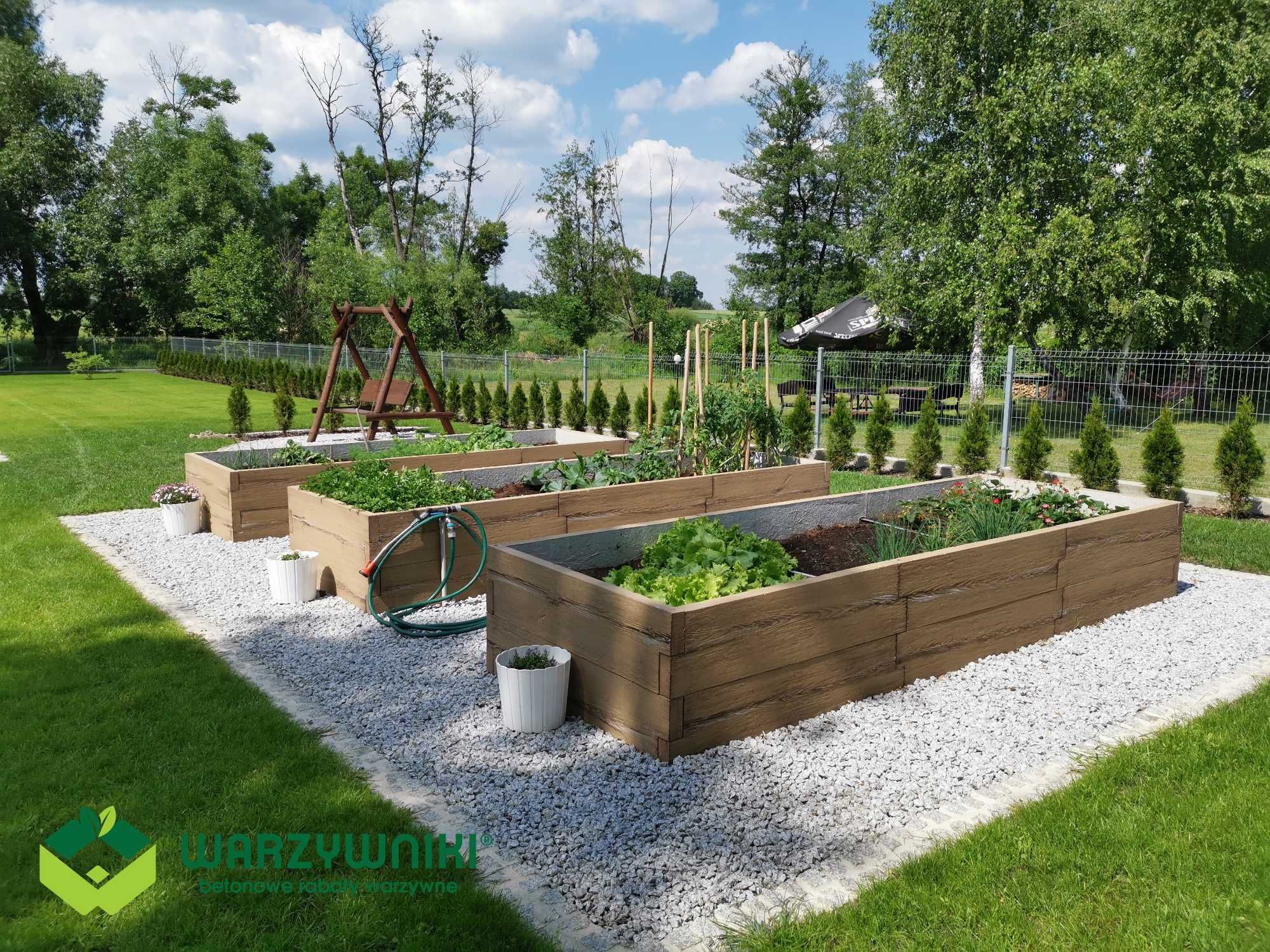 Trwałe warzywniki betonowe, inspekt, skrzynia na warzywa do ogrodu