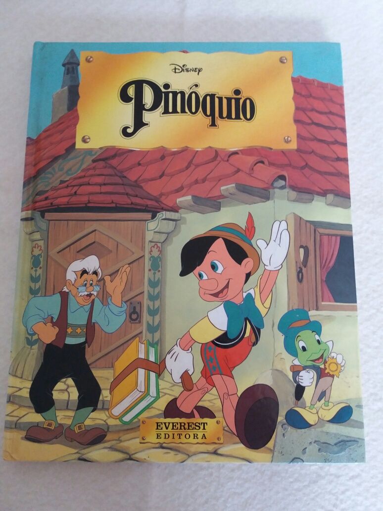 Livro Walt Disney - Pinóquio (vintage)