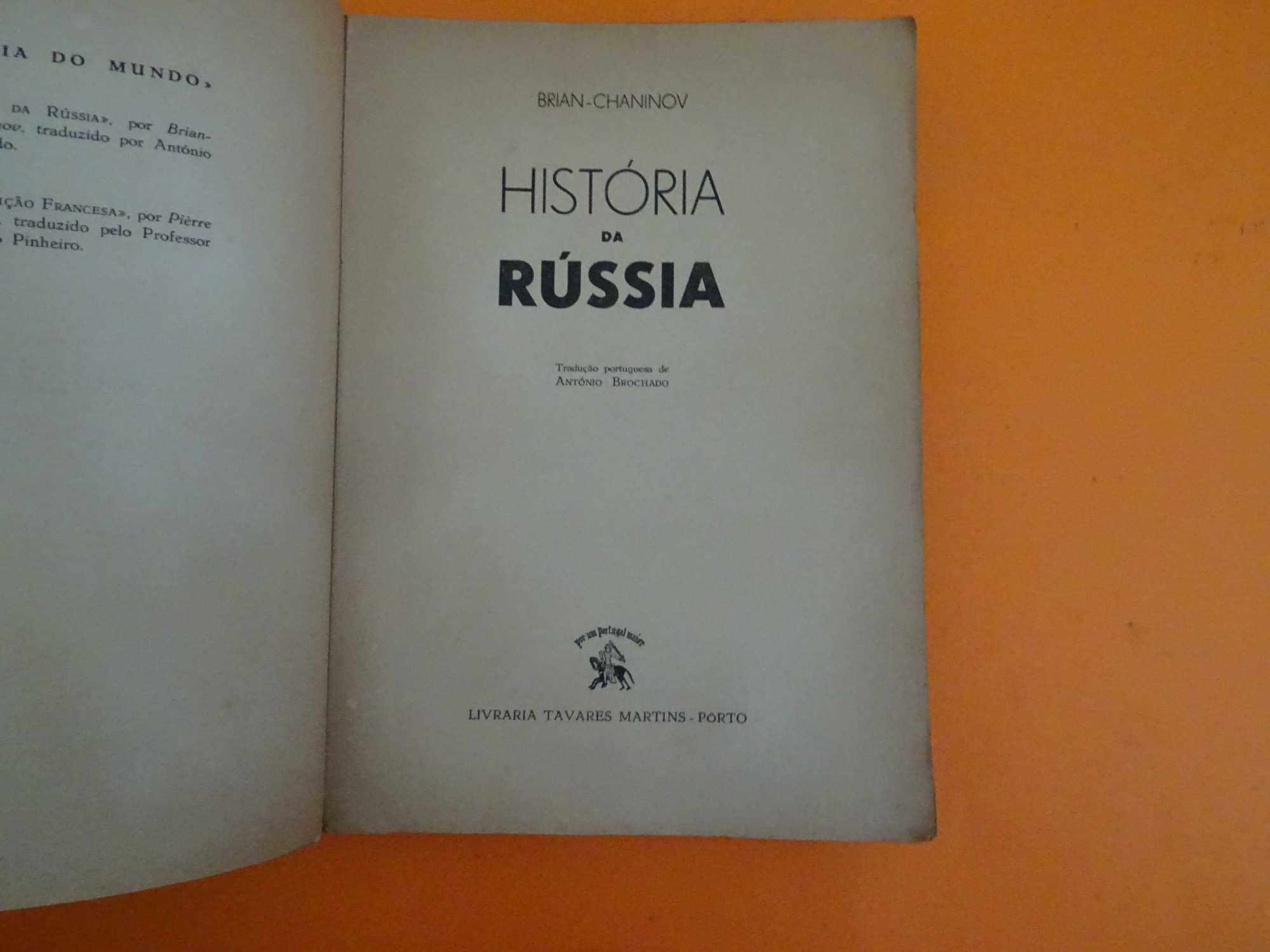 História da Russia - Brian Chaninov -1a edição 1943