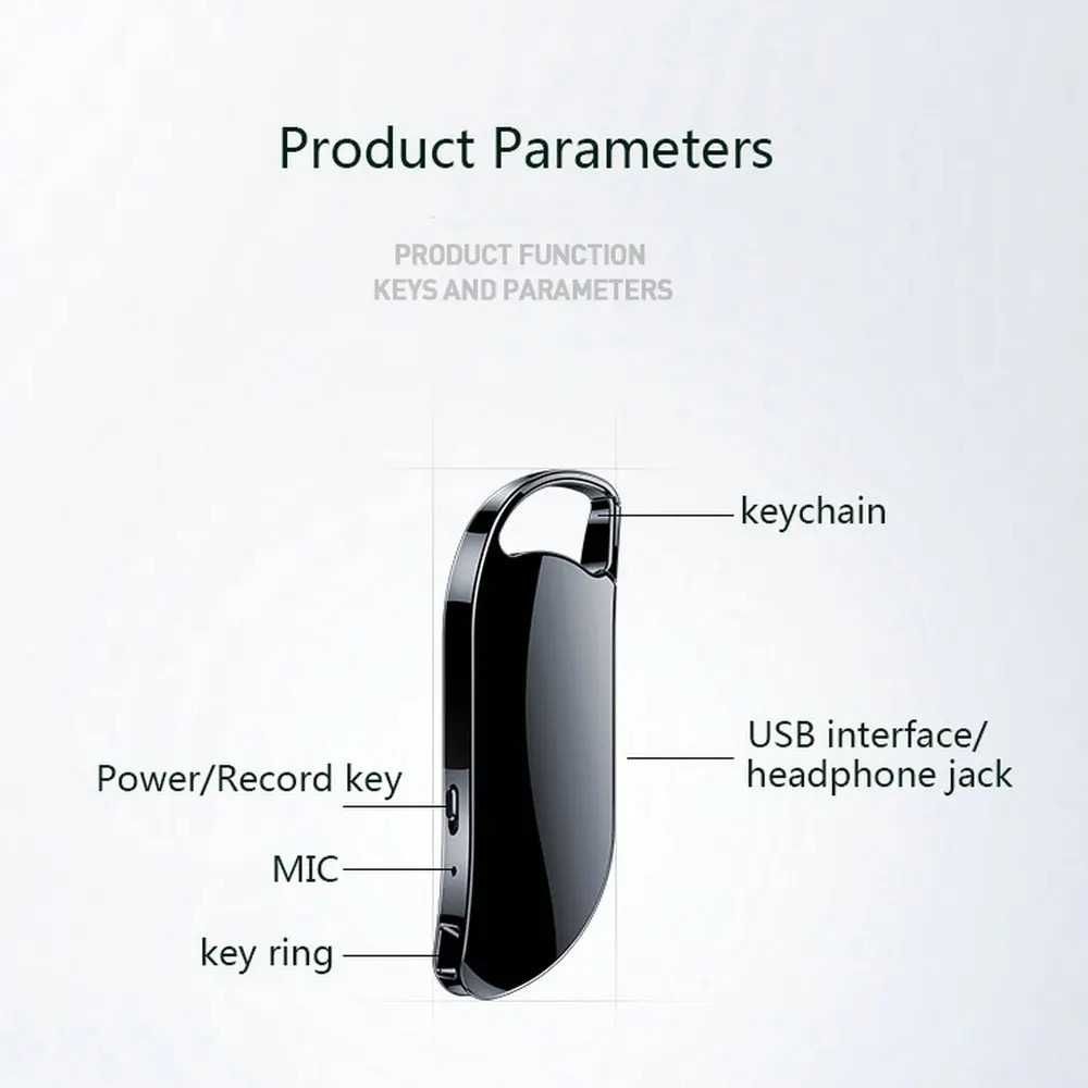 Mini dyktafon Pendrive MP3 USB 64GB – nagrywanie wykładów, rozmów