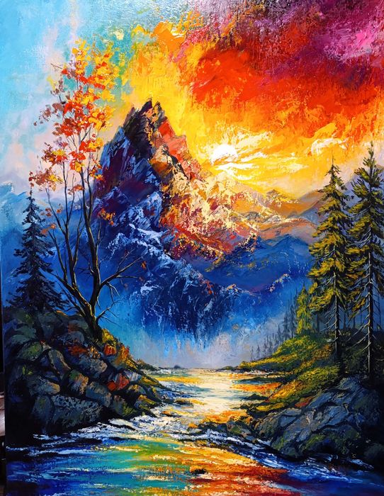 Картина олією  на полотні.