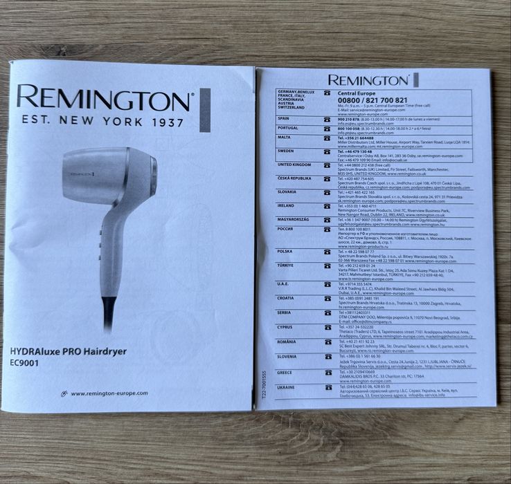 Suszarka do włosów Remington Hudraluxe Pro