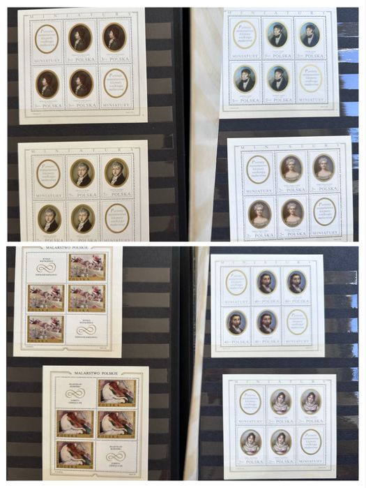 Klaser znaczki bloczki Malarstwo Polskie