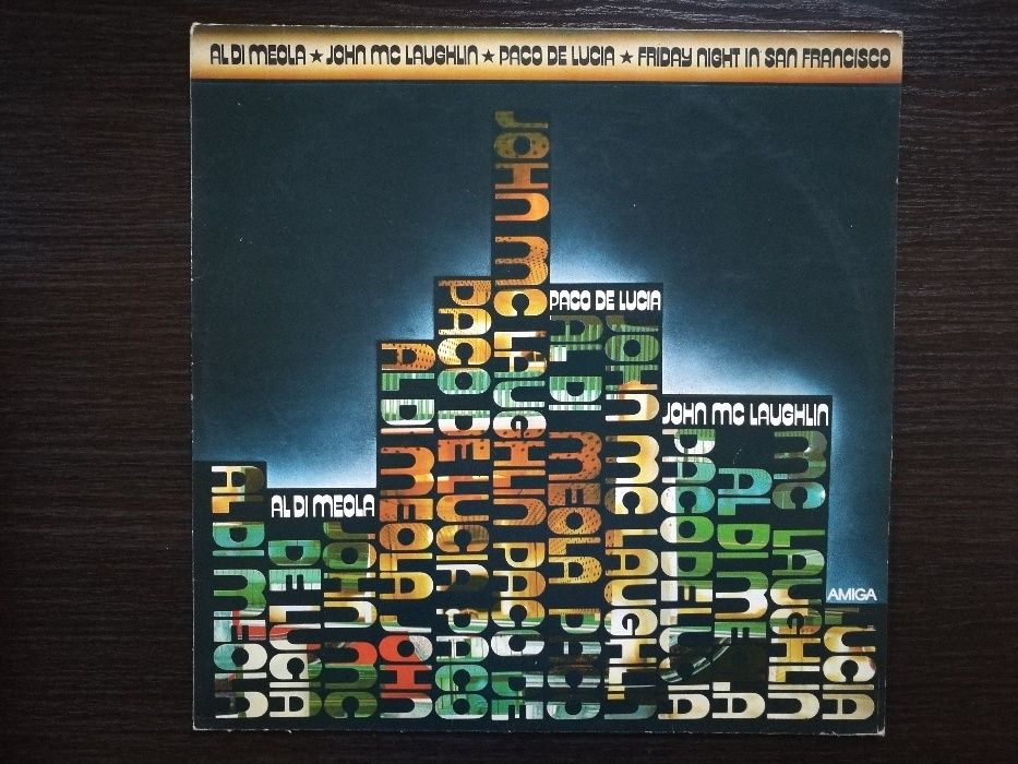 Al Di Meola / John McLaughlin / Paco De Lucía ‎– Friday Night LP