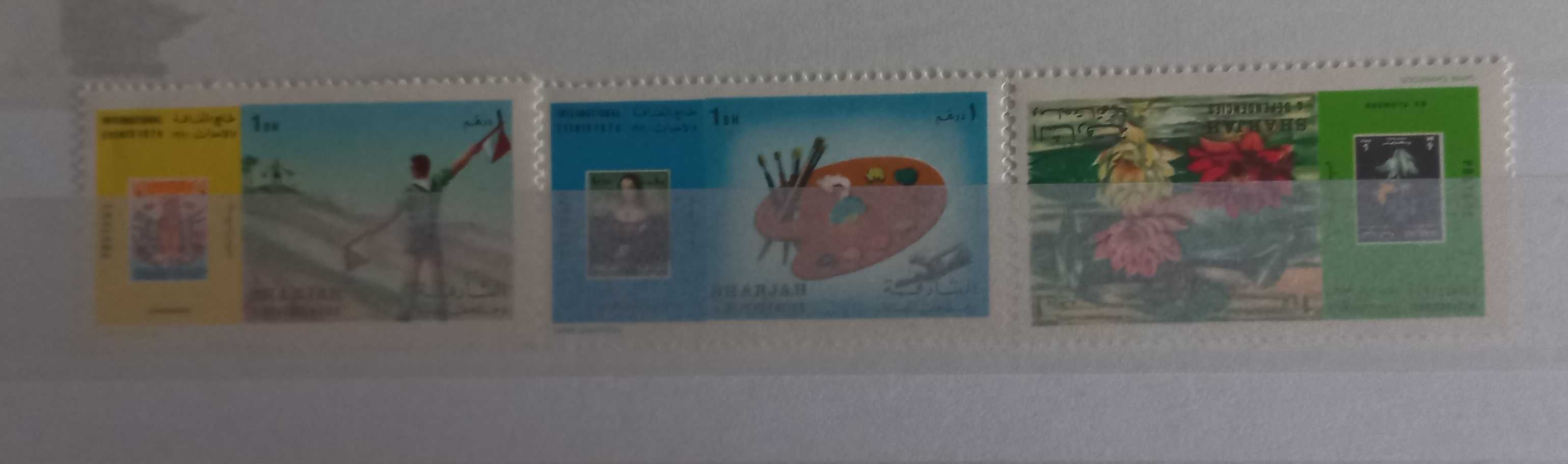 Znaczek pocztowy - Znaczki w znaczku - malarstwo