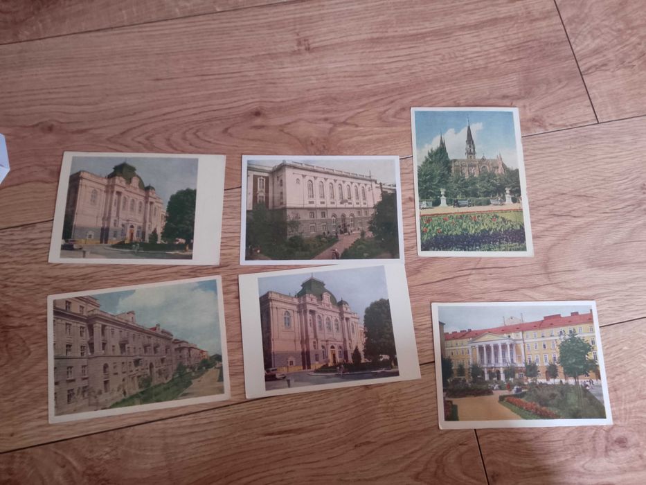 likwidacja kolekcji pocztówki lwów zestaw