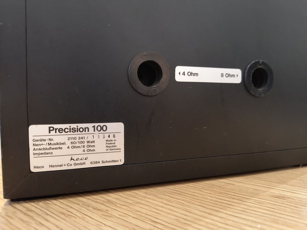 Kolumny Heco Precision 100 4-8ohm 100W Maskownice