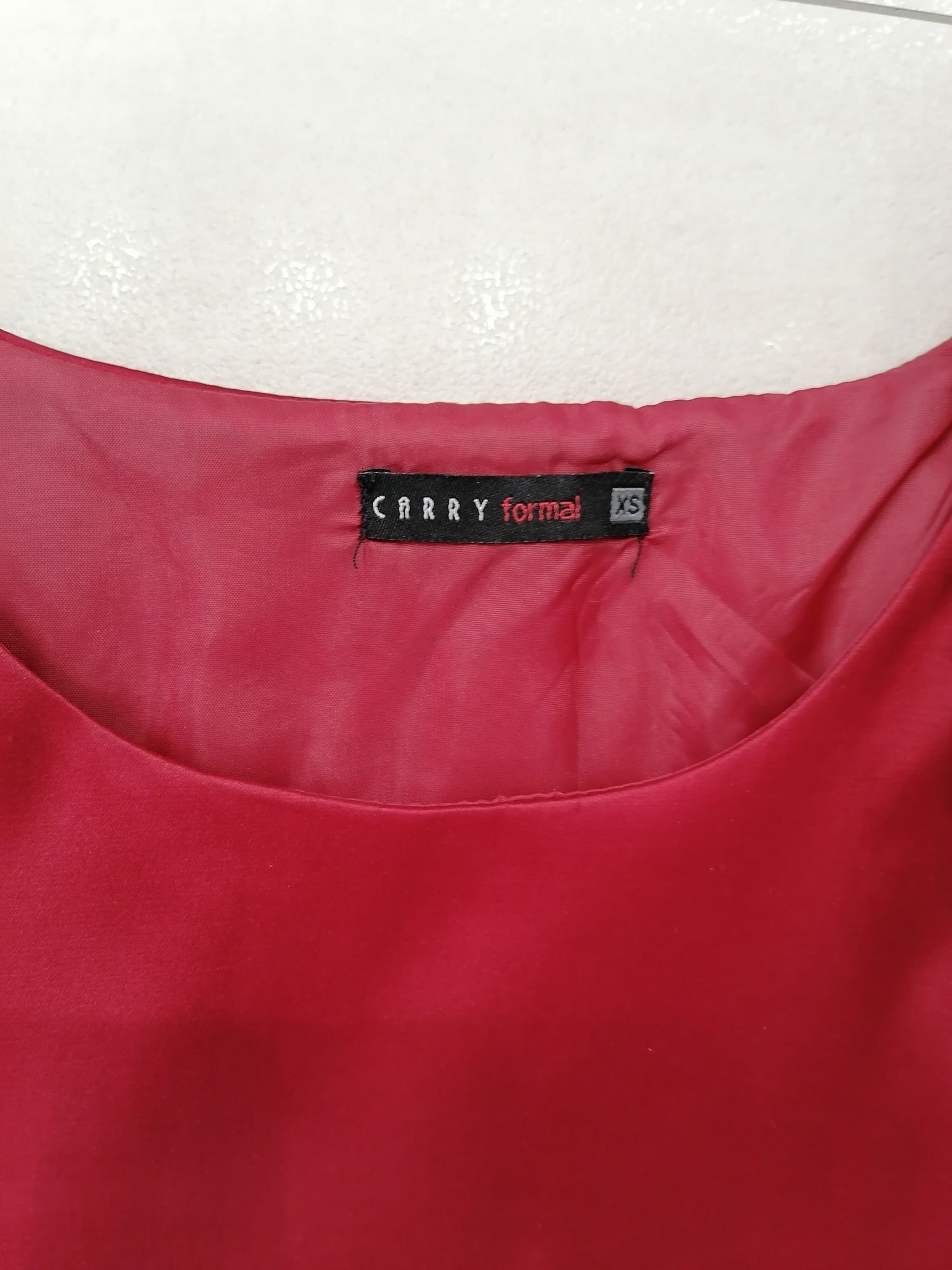 Sukienka czerwona - bordo carry formal