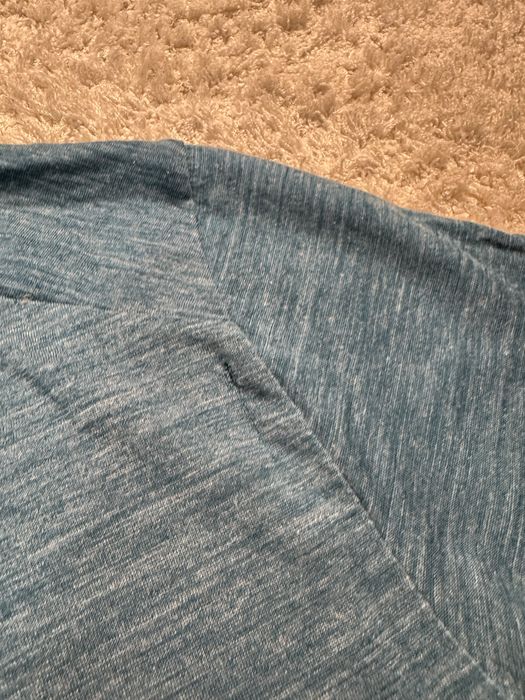 Чоловіча блакитна шерстяна футболка icebreaker merino оригінал