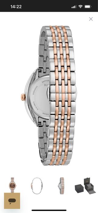 Годинник жіночий bulova з діамантами