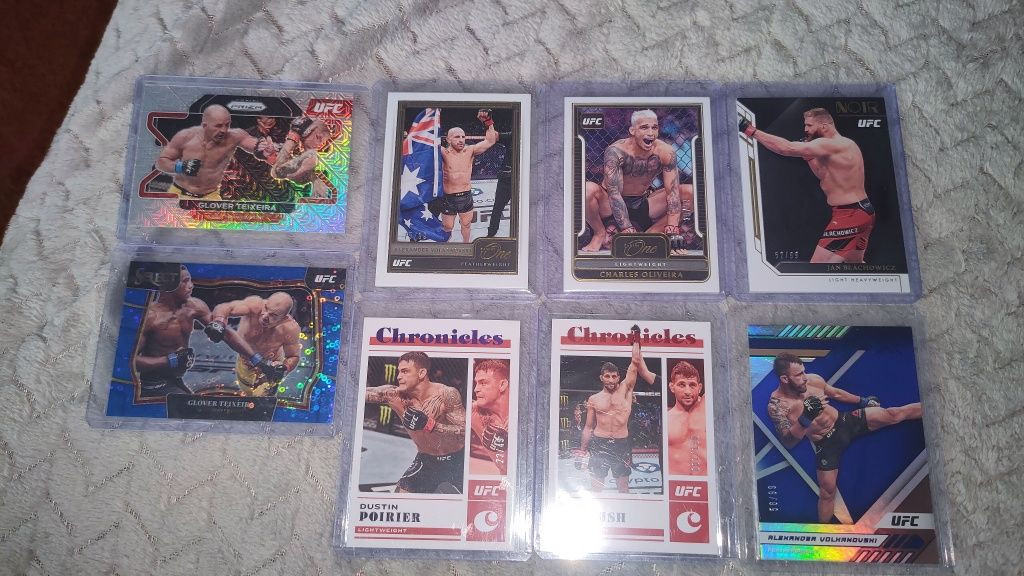 Karty sportowe UFC PANINI Limitowane zestaw 26 rzadkich kart MMA