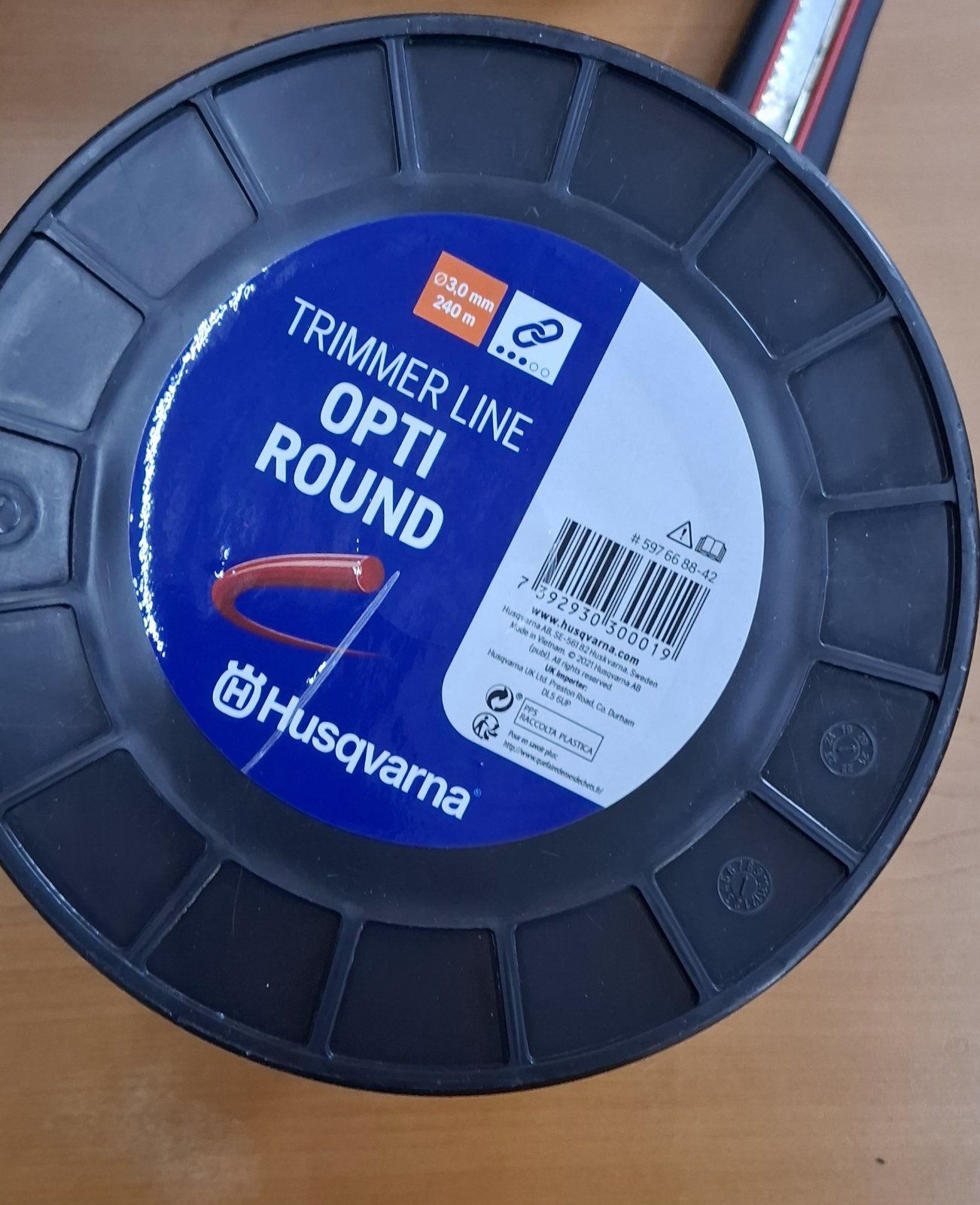 Шнур (леска) триммерний Husqvarna Opti Round 3.0 мм
