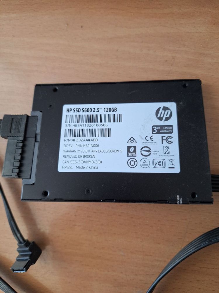 Остатки от рига. Каркас для фермы. SSD диск HP S600
