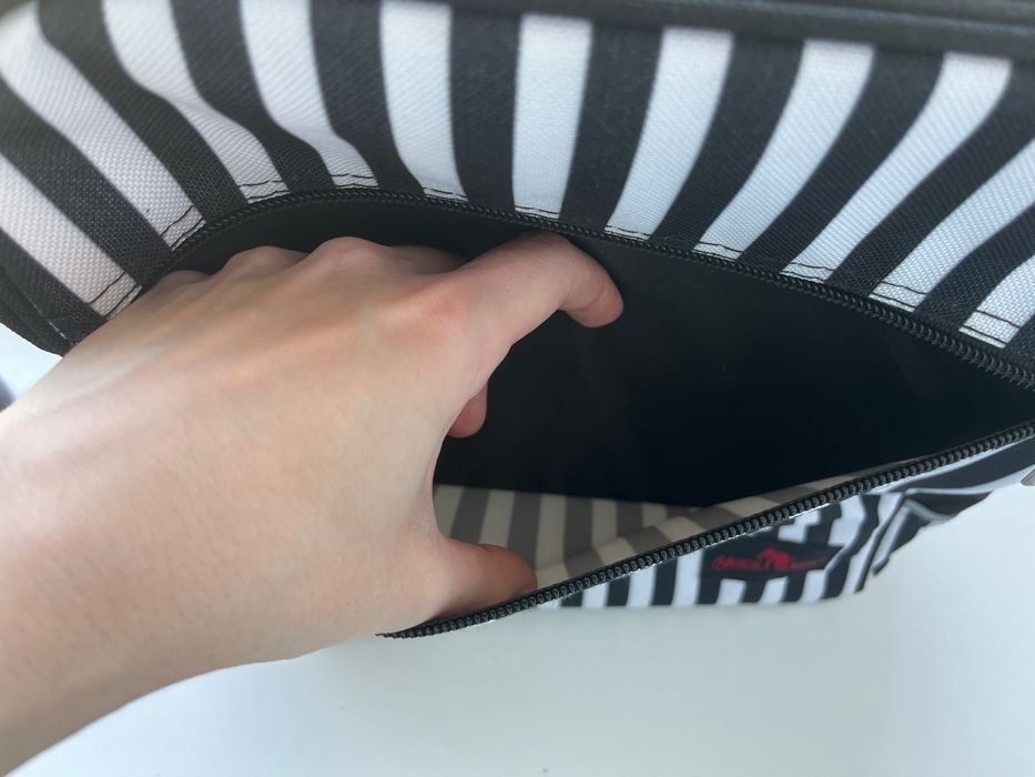 Рюкзак чорно-білий з бонусом