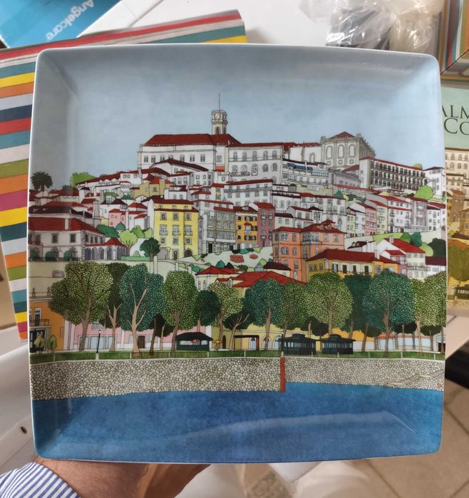 Prato marcador - Coleção Alma de Coimbra (Vista Alegre)
