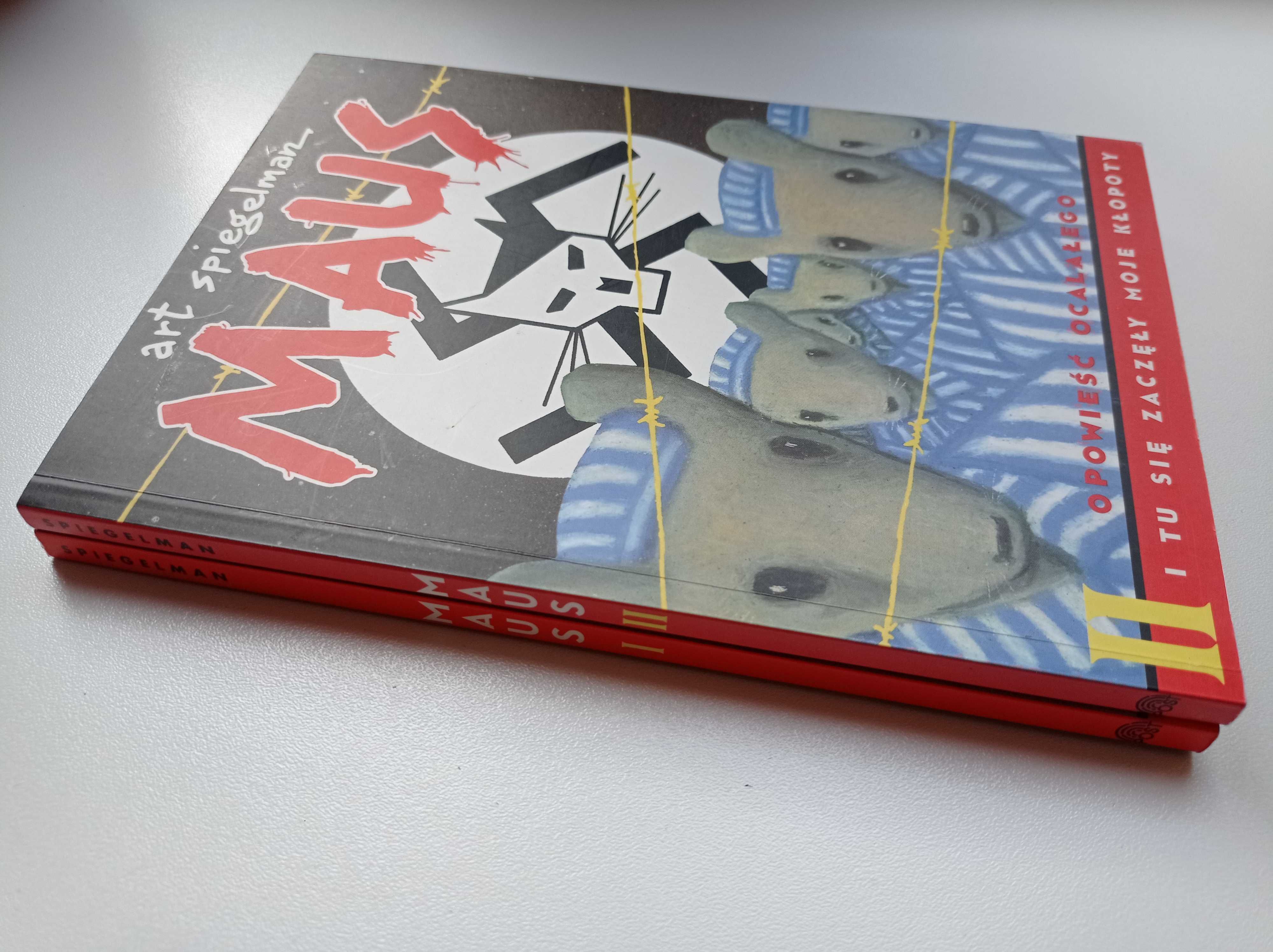 Komiks Maus tom 1 i 2 Opowieść ocalałego z 2001 roku Art Spiegelman