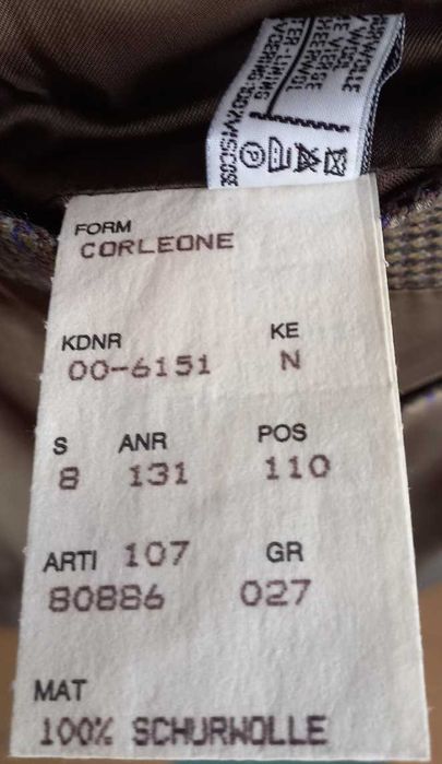 Мужской пиджак  HUGO BOSS  Corleone   wool 100%