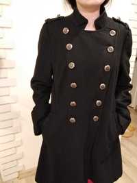 Пальто жіноче чорне кашемірове весна осінь
