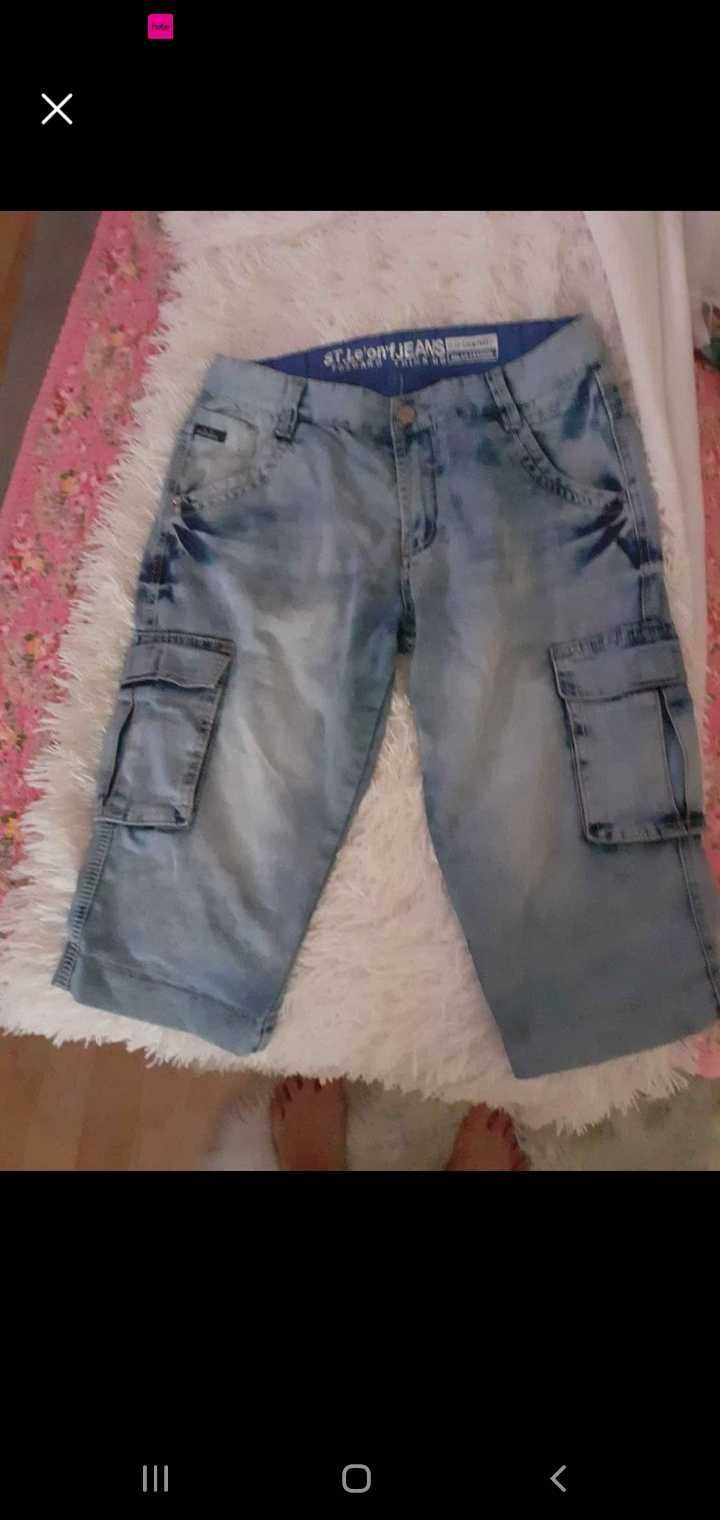 Spodenki jeansowe męskie.