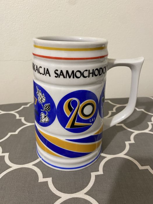 Kufel piwnyz lat PRL 1989