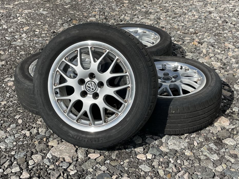 Диски з шинами_двосоставні BBS RS771_R16 5x100 6.5J - VW, Skoda, Seat