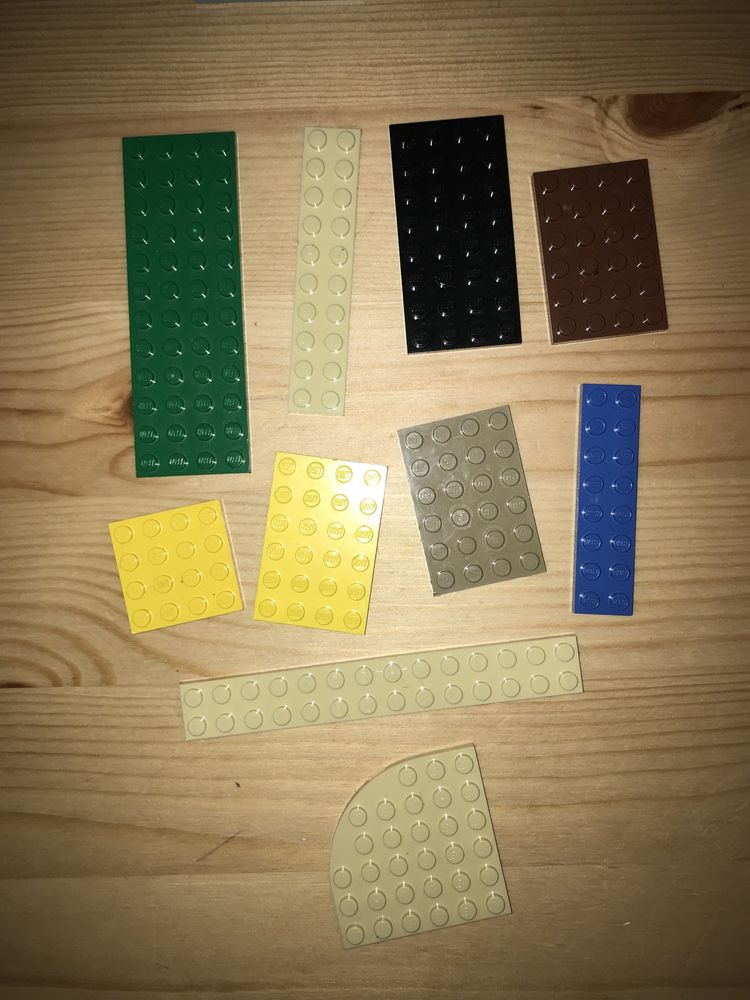 Lego lote de placas varios tamanhos