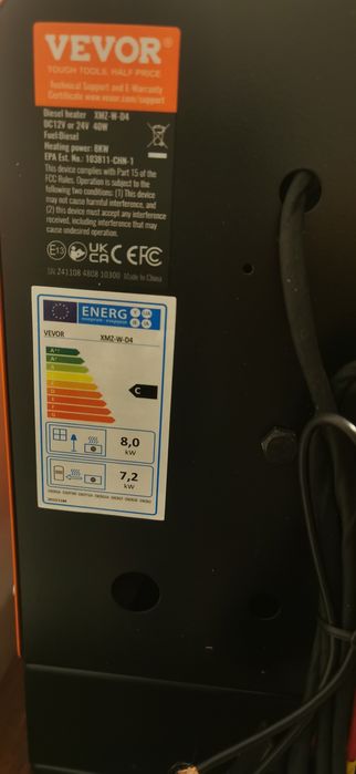 Chińskie webasto vevor 8kw