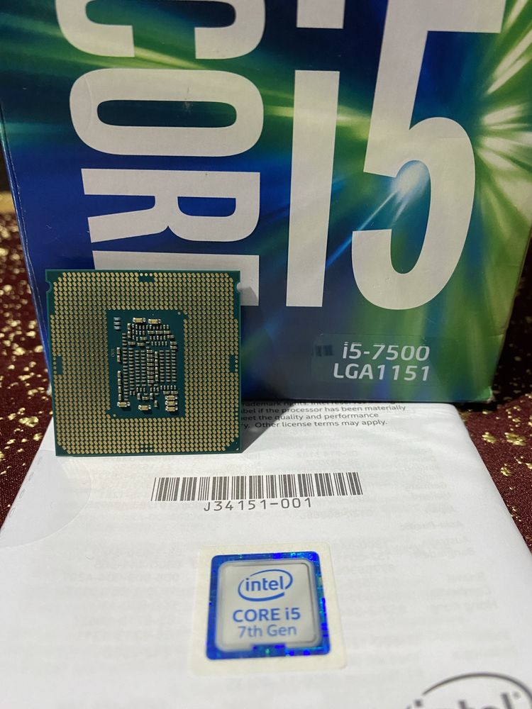 Продам процесор intel core i5 7500 LGA1151