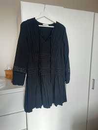 Czarna luźna sukienka Reserved rozmiar M