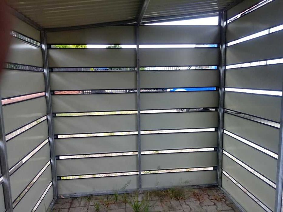 Wiata śmietnikowa, wiata na rowery, box śmietnikowy, schowek PRODUCENT